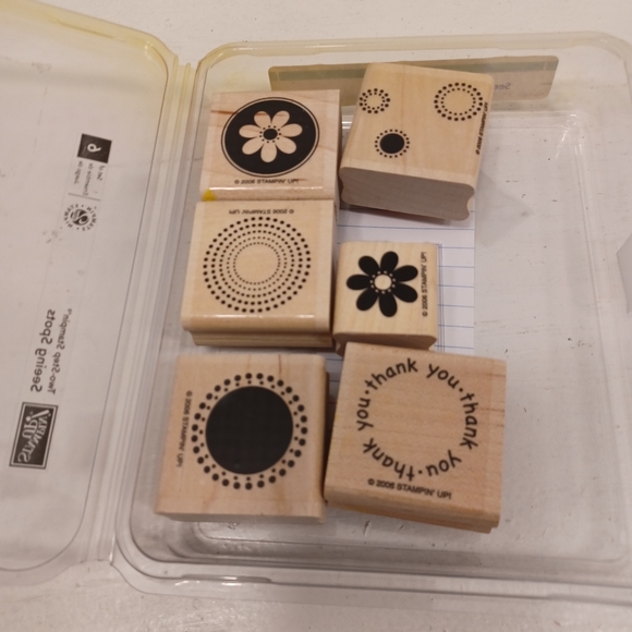 Stampin' Up! Art Stampin Up Wood Mounted Rubber Stamps Seeing Spots